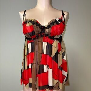 La SENZA Red and Black Lingerie